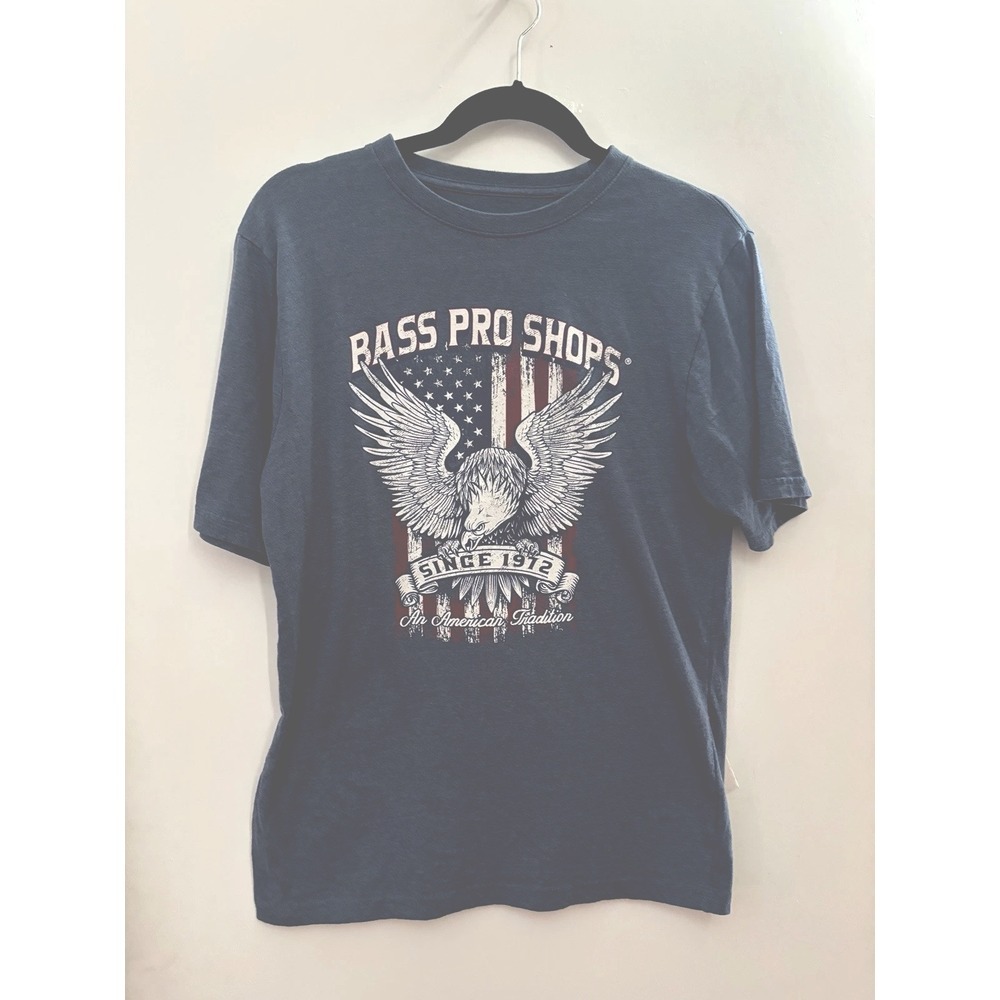 BASS PRO SHOPS‎ American Tradition Patriotic Bald Eagle T-Shirt Size Small Eagle